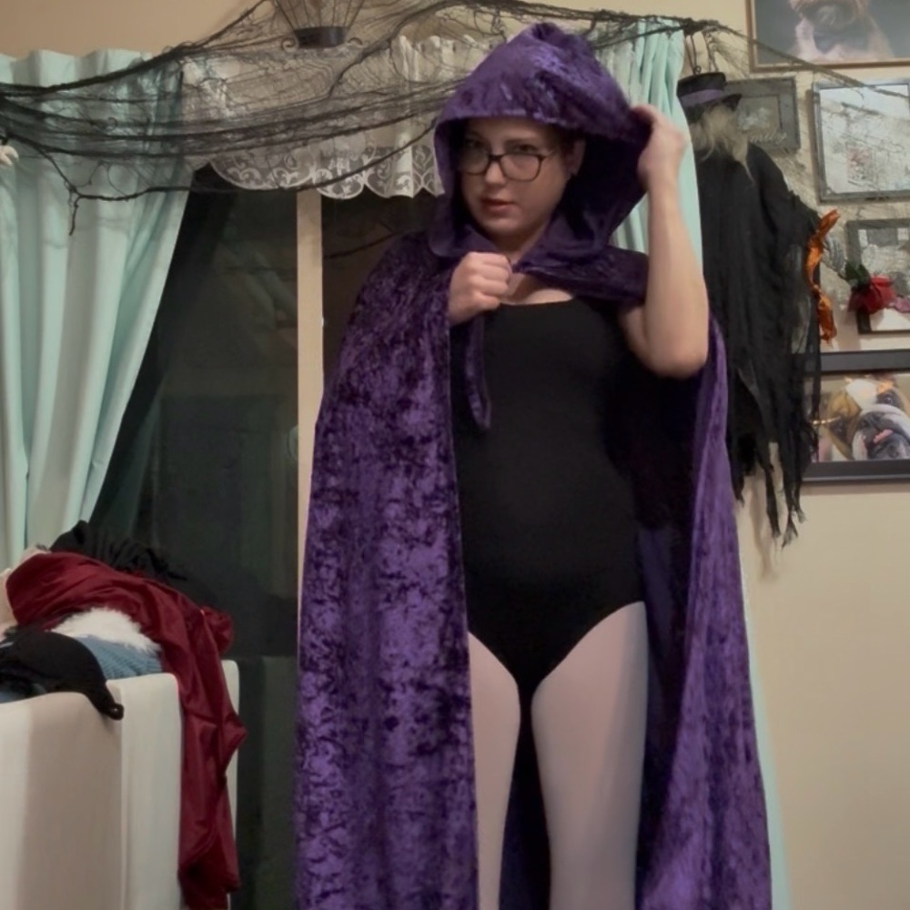 Spirit Purple Hooded Cloak